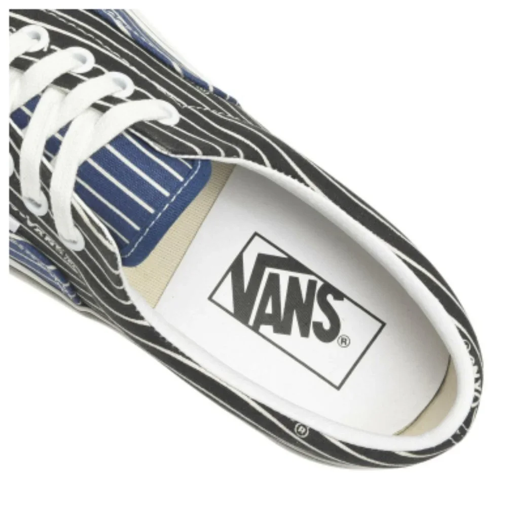 Vans Men's 7.5/Women's 9 Era 95 DX Anaheim Factory Limited Stripes Black/Blue